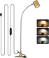 Dott Arts Desk Lamp,USB Clip On Light with 3 Color Modes,LED 10 Levels Brightness Reading Lamp, 360° Gooseneck Book Light,Eye-Care Reading Light f...