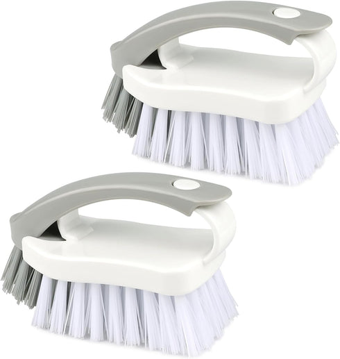 Scrub Brushes for Cleaning Stiff Bristle - Scrub Brushes for Cleaning, Scrubbing Brush, Stiff Bristle Brush, Hand Brushes for Cleaning for Shower,...
