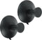 SAYAYO Suction Cup Hooks for Shower, Matte Black Suction Towel Hook for Glass Window, SUS 304 Stainless Steel Bathroom Hooks for Glass Door, Mirro...