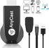 Anycast HDTV Wireless Display Adapter WiFi 1080P Mobile Screen Mirroring Receiver Dongle to TV/Projector Receiver Support Android Mac iOS Windows....