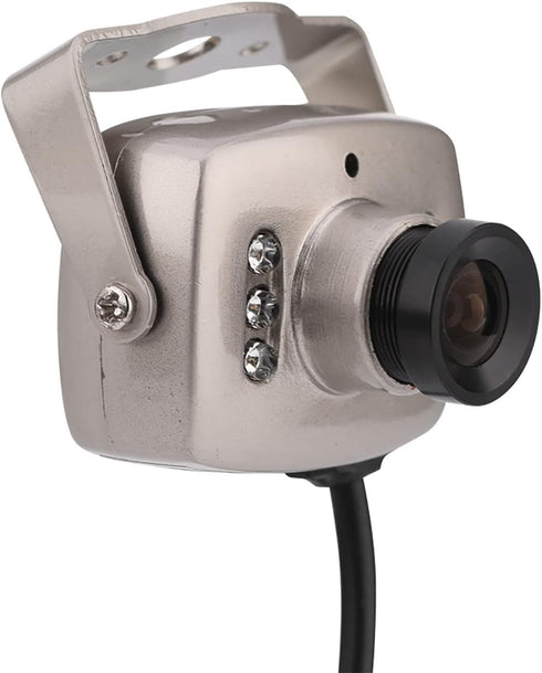 Mini CCTV Security Camera, Wired CCTV Camera, 6LED Wired CMOS Digital Video Camera, PAL NTSC, for Home Office (NTSC Format (Shipped with a Note)),...