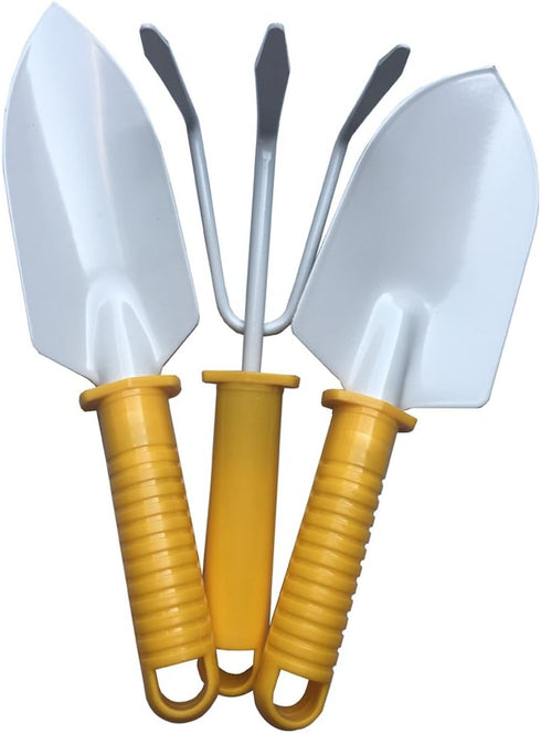 Women Garden Tools Set for Children 3 Pieces with Shovel Trowel Cultivator...