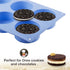 La chat 4 PCS Candy Molds, Silicone Oreo Cookie Chocolate molds for Candy, Cookies, Oreos, mini Soap, Cupcake, Pudding, Jello, Muffin, Non-Stick C...