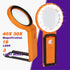 30X 40X Magnifying Glass with Light and Stand, Foldable Handheld Magnifying Glass 18 LED Illuminated Lighted Magnifier for Macular Degeneration, S...