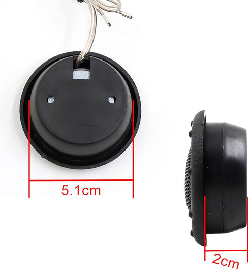 uxcell 2 Pcs 2.5 Inch Micro Dome Car Audio Tweeters Speakers 150W 91db...
