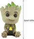 Mini Groot Figurine Miniature Model Home Accessories Decompression Artefact Kids (Bird Nest Model)...