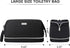 Travel Toiletry Bag for Men Women - Double Layer Waterproof Cosmetic Bag with Wet Dry Separation, Portable Shaving Dopp Kit Bathroom Hygiene Bags,...