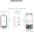 Smart Light Switch, WiFi Switch Touch Wall Switch 1 Gang, Compatible with Alexa Google Home......