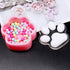 FineInno 3 Packs Cat Paw Resin Mold Jewelry Storage Box Silicone Molds Crystal Epoxy Mold Cute Casting Mold Earring Rings Organizer Case Container...