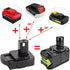 Converter for Black&Decker/Porter Cable/Stanley to Ryobi Battery Adapter, Compatible with Black&Decker/Porter Cable/Stanley 20V Lithium-Ion Batter...