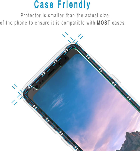 HPTech (2 Pack) Tempered Glass For Samsung Galaxy (S8 Active) Screen Protector, Anti Scratch, Bubble Free, Case Friendly......