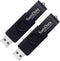8GB USB Flash Drives 2 Pack 8GB Thumb Drives Memory Stick Jump Drive with LED Light for Storage and Backup (2 Pack Black)...