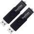 8GB USB Flash Drives 2 Pack 8GB Thumb Drives Memory Stick Jump Drive with LED Light for Storage and Backup (2 Pack Black)...