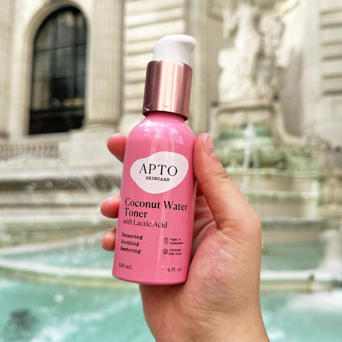 Skincare Coconut Water Toner with Lactic Acid, Daily Hydrating & Balancing Facial Toner, 4 fl. oz....