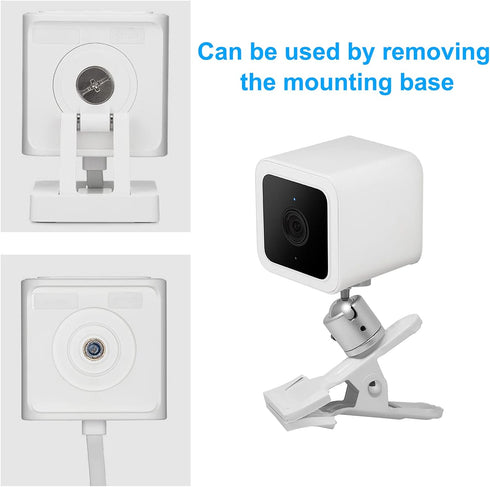 Desk Clip Clamp Mount Holder Compatible with Wyze Cam Pan, for Wyze Cam V3, for Arlo, for Arlo pro, for Arlo Baby Monitor and Other Cam with Same ...