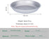Boundless Voyage Titanium Camping Plate Dishes Saucer Lightweight Round Dinnerware Set Stackable Serving Plates Pasta Plates Travel Outdoor Home K...