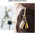 PH PandaHall Fish Hook Keychain, Brass Key Ring Golden Solid U Shape Key Hook Belt Keyring Pocket Clip with Key Shackle Heavy Duty Car keychain fo...