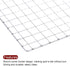 2pcs Square BBQ Grill Net 7.9"x11.8" Galvanized Iron Barbecue Mesh Mat for Baking Smoking Charcoal Grilling Roasting...