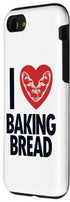 iPhone SE (2020) / 7 / 8 I love Baking Bread Bread Maker Bread Dough Bread Baker Case...