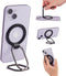 Magnetic Phone Ring Holder for MagSafe Grip Kickstand Adjustable Cellphone Ring Stand Mag Safe Accessories for iPhone15/ 14/13/12 Series Removable...