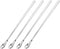 uxcell 4Pcs Stainless Steel Mixing Spoon 7.6 Inch Cocktail Stirrer Bar Spoon Drink Stirring Spoon with Long Handle for Bar Cocktail Ice Tea, Silve...