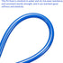 Pneumatic Tubing - Air Compressor PU Line Hose Apply to Water Fluid Transfer(5mm ID x 8mm OD, 4 Ft Length, Blue)...