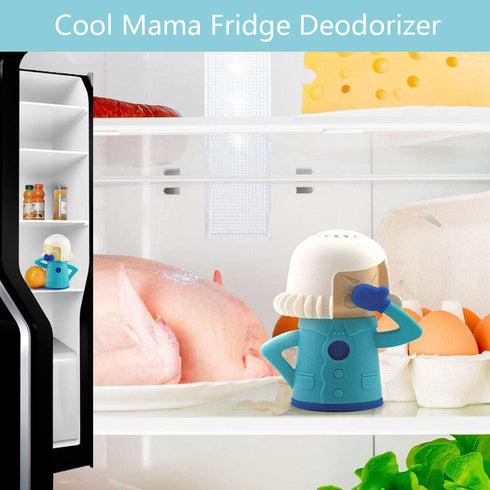 Cool Mama Fridge Deodorizer, Chilly Mama Refrigerator Deodorizer Remover Absorbs Odors, Fridge Cleaner Freezer Odor Freshener Remover, Reusable ba...
