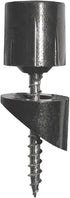 Nuvo Iron SMSRA Surface Mount Stair Connector for 3/4" Pack installs one 10 Pack of Round balusters Railing Adapter, Black...