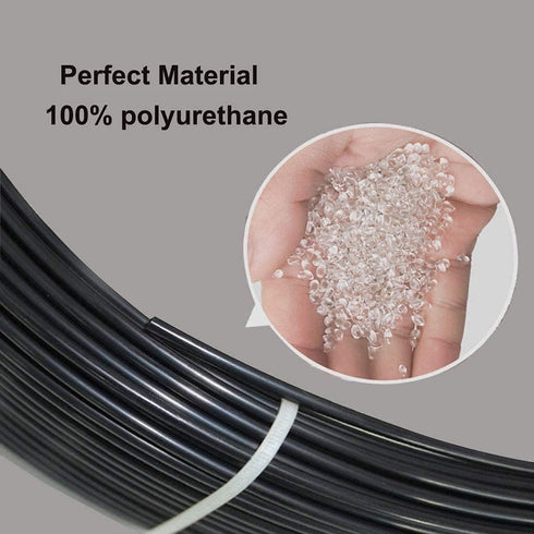 50 FT Pneumatic Air line, 1/4 Od Nylon Tubing,Air Line 1/4 inch OD,1/4 Air Line,15 Meters Air Brake Tubing Nylon Air Hose for Air Brake System Or ...