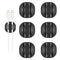 Shintop Cable Clips, 6 Pack Black Double Cord Holder Adhesive Cable Management Wire Organizer for Organizing Desk Nightstand Car Phones Chargers...