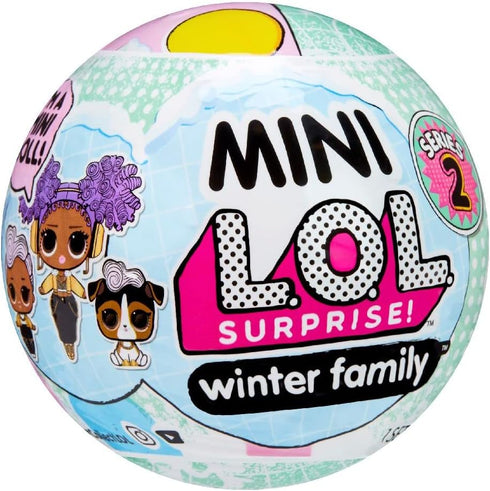 L.O.L. Surprise! Mini Winter Family with Doll, Lil Sis and Pet with 5+ Surprises- Collectible Holiday Toys, Stocking Stuffers, Great Gift for Kids...