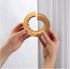 Nice purchase 2 Pcs Wooden Curtain Tiebacks Holdbacks European Classic Retro Window Home Office Decorative Drapes Holders Strong Magnetic Clean Du...