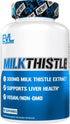 EVL Silymarin Milk Thistle Capsules - Pure Milk Thistle Supplement for Optimal Liver Cleanse Detox & Repair - Herbal Liver Support Supplement with...