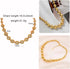 HSQYJ Shiny 14k Gold Beaded Stainless Steel Necklace High Polish Graduated Bead Ball Chain Necklace Fashion Chunky Choker Costume Jewelry Gift for...