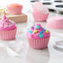 Caperci Grease-Resistant Standard Pink Cupcake Liners 150 Counts - Heavy Duty Paper Muffin Baking Cups, Odorless, No Muffin Pan Needed, Easily Pee...