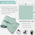 OWLOWLA Swaddle Blanket and Hat Set Newborn Swaddle Wrap Baby Receiving Blanket for Baby Boys Girls(Sage)...
