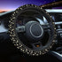 Swono Daisy Floral Car Steering Wheel Cover Cute Daisy Flower Pattern Safe Driving Anti-Slip Steering Wheel Covers Steering Wheel Protection No Sm...