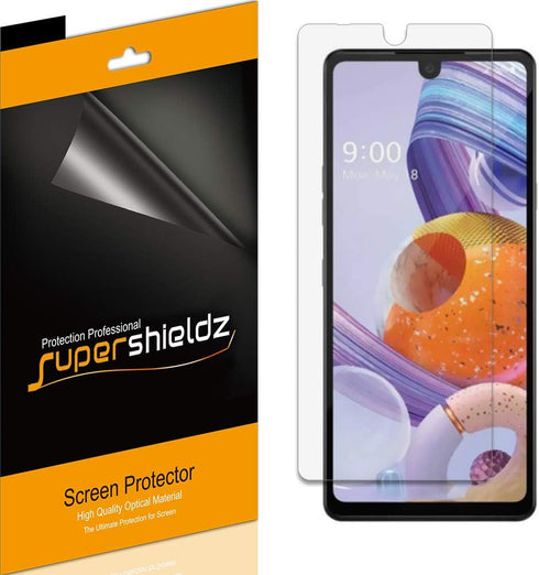 Supershieldz (6 Pack) Designed for LG Stylo 6 Screen Protector, 0.12mm, High Definition Clear Shield (PET)...