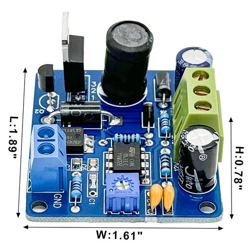 DC 12V to 170V High Voltage DC Boost Converter HV Power Supply Module for Nixie Tube/Magic Eye Tube IN-12/IN-14/IN-18, 10V-13VDC Input, 130V-190V ...