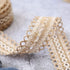 Christmas Burlap Lace Trim Natural Burlap Lace Ribbons for Crafts, Burlap Lace Ribbon for Wedding Decoration and DIY Craft Home Party Decoration (...