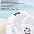 Pyle Marine Speakers - 4 Inch 2 Way Waterproof and Weather Resistant Outdoor Audio Stereo Sound System with 100 Watt Power and Low Profile Slim St...