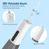 Water Dental Flosser Cordless for Teeth - QFBUDR 5 Modes Dental Oral Irrigator, Portable Rechargeable IPX7 Waterproof Water Teeth Cleaner Picks fo...