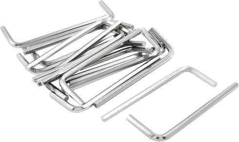 Luomorgo 20 Pcs 3mm/1/8 Inch Allen Wrench, L Shaped Hex Key Wrench, Heavy Duty Steel Hexagon Wrench Tool for Repairing, Installation...