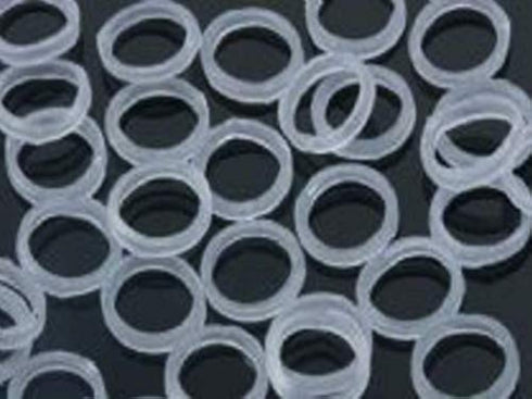 Clear 3/16" 6.5 oz Heavy - Orthodontic Elastic - Braces - Dental Rubber Band...
