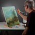 Creative Mark The Original Overby Tabletop Painting Easel, Portable Compact Easy Carry, Hold & Display Stretched Canvas Stable, 12" Inches, Natura...