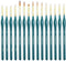 Transon 15-Piece Fine Detail Miniature Painting Brush Set for Acrylics, Watercolors, Crafts, Rocks & Face Painting...