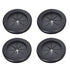 4 PCS Trash Bags Cinch Black, Reusable Trash Liner Cinch to Hold Garbage Bags in Place, Trash Bags Cinch for Securing Trash Liners Prevents Liners...