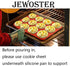 JEWOSTER 12 Cups Silicone Muffin Pan 2 Pack - Silicone Cupcake Pan Nonstick Silicone Molds Great for Making Muffin Cakes,Bread, Tart - BPA Free Ba...