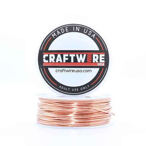 Solid Bare Copper Wire Round, Bright, Dead Soft, 68 Feet, 5OZ 18 Gauge (Choose 10 to 30 ga.)...