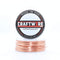 Solid Bare Copper Wire Round, Bright, Dead Soft, 68 Feet, 5OZ 18 Gauge (Choose 10 to 30 ga.)...